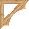 Ekena Millwork Westlake Traditional Rough Sawn Bracket, Western Red Cedar, 4"W x 32"D x 32"H BKT04X32X32WTL01RWR - alternate 3